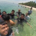 Who wouldn't be happy with this kind of beach? :)